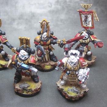 Black Templar Command Squad by lovall
