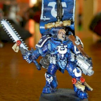 ultramarines tyranid hunter by calicoJack9