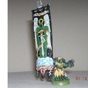 Dark Angels Standard Bearer by miggsy007