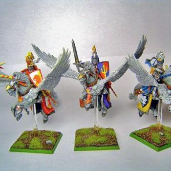 Bretonnian Pegasus Knights by Inquisitor