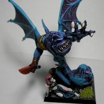 Daemon Prince of Slannesh by tofu