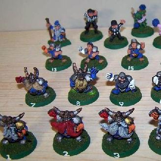 Blood Bowl Dwarves by Nate B