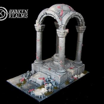 Wood Elves Shrine japanese cherry blossom style by Awaken Realms