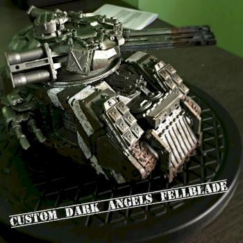 Warhammer 40k custom Dark Angels fellblade by WarhammerJo