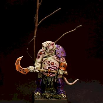 Skaven Pestilens Warlord by hannanibal