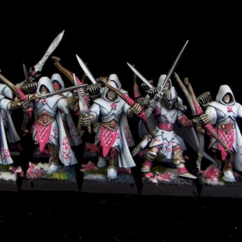 Wood Elves Eternal Guard japanese cherry blossom style by Awaken Realms