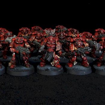 Space Marines Blood Angels Tactical Squad by Awaken Realms