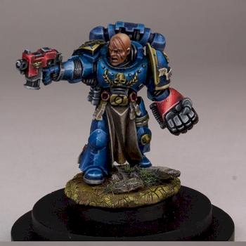 Space Marines Ultramarines Sergeant. by Anton Pryakhin