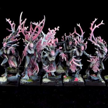 Wood Elves Dryads japanese cherry blossom style by Awaken Realms