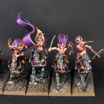 Dark Elf Witch Rider (Reload) by aeonotakist