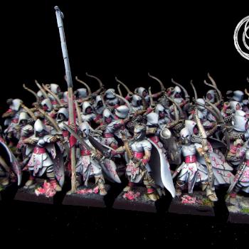 Wood Elves Glade Guards japanese cherry blossom style by Awaken Realms