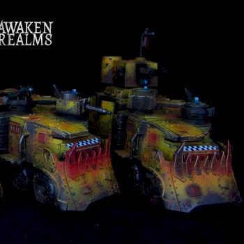 Orks Battlewagons by Awaken Realms