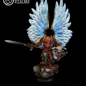 Space Marines Blood Angels Sanguinius conversion by Awaken Realms
