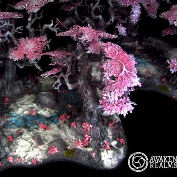 Wood Elves japanese cherry blossom trees by Awaken Realms