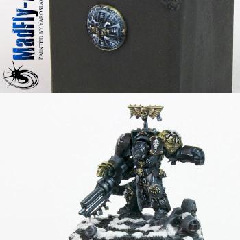 Wolf Guard Terminator with Assault Cannon by MadFlyArtStudio