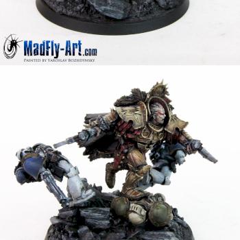 Angron Primarch Of The World Eaters by MadFlyArtStudio