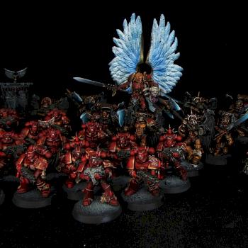 Space Marines Blood Angels Army - with Sanguinius by Awaken Realms