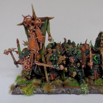 Nurgle Chaos Warriors of Glottkin by w817rogier