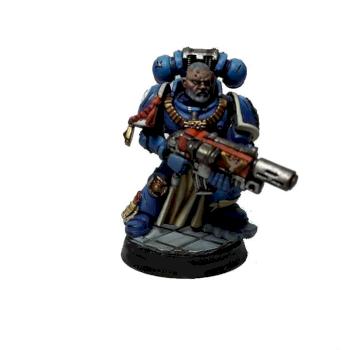 Ultramarine space marine veteran by Mamba76
