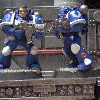 40K Space Marines by Luke Styer