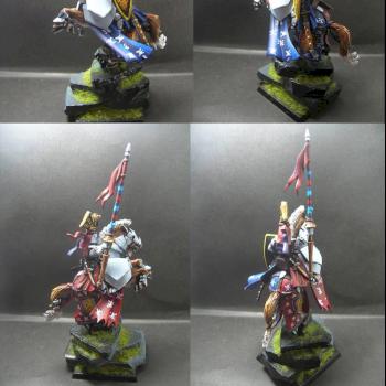 Warhammer Bretonnia Knight of Armoured Calvary by tinman755