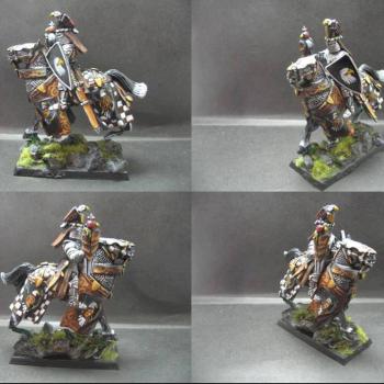 Warhammer Bretonnian Knight of Fighting Eagle by tinman755