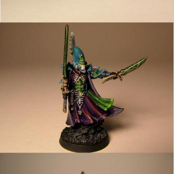 Farseer with Warlock Bodyguard by TheSi83