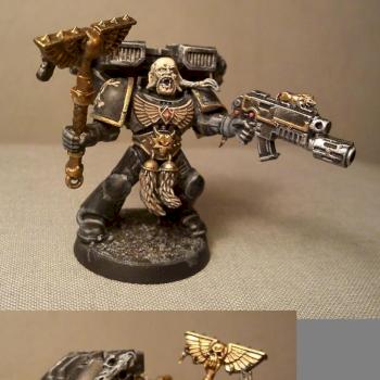 Space Wolves Wolf Priest by Ulfwerener
