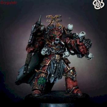 Lord of Khorne in Terminator Armour by JakubLotharSzygulski