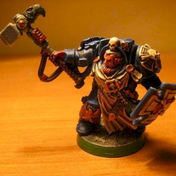 Crimson fists Captain in Terminator armour by Lazur