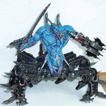 My attempt at a Tzeentch Soul Grinder by RazorMind