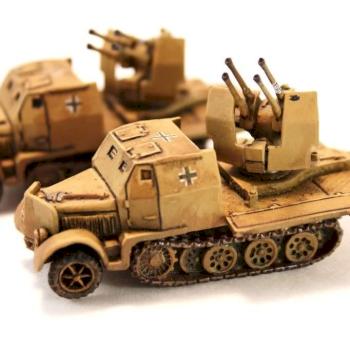 15mm Flames of War Armored Quad 2cm by Blitzkrieg studios