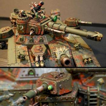 Defiled Chaos Baneblade [Detail Images] by LuckyNo.5