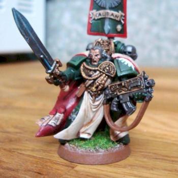 Dark Angels captain (Black Reach HQ model) by Limey ElJonson