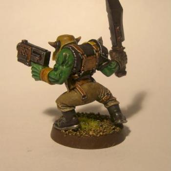 First Ork Boy by Hrochan
