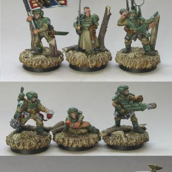 Cadian Command Squad by nels0nmac