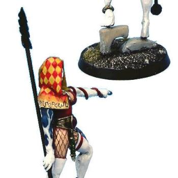 54mm Harlequin Solitaire by precinctomega