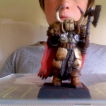 chaos warrior in bone armour by papa joe