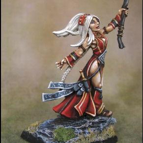 Seoni Reaper pathfinder wizard mage by Theminiaturepainter