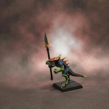 Lizardmen Sauras Warrior by Legion117