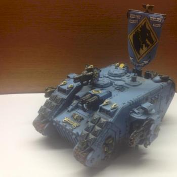Space Wolf Land Raider Redeemer by Havokas