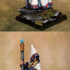 High elf Mage wizard sorcerer warlock by Theminiaturepainter