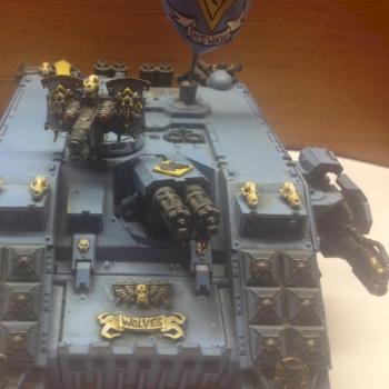 Space Wolf Land Raider Redeemer by Havokas
