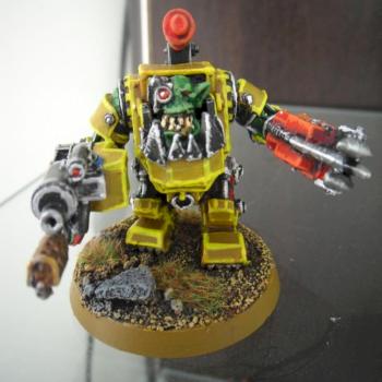 Ork Nob in Mega Armour #1 by barfy