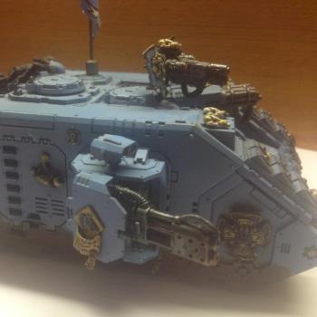 Space Wolf Land Raider Redeemer by Havokas