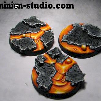 Lava Bases - Round Terminator 40 mm by MinionStudio