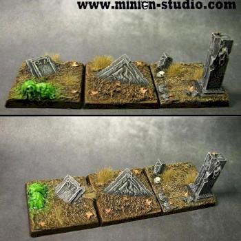Graveyard bases 40x40 mm by MinionStudio