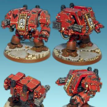 Blood Angels Dreadnought by jdteixeira