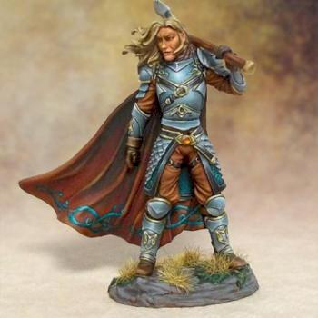 Male Warrior with Battle Axe by brushmistress