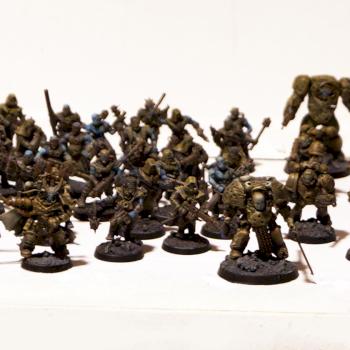 Warhammer 40k Nurgle Themed Chaos Space Marine Army B by clive_is_great